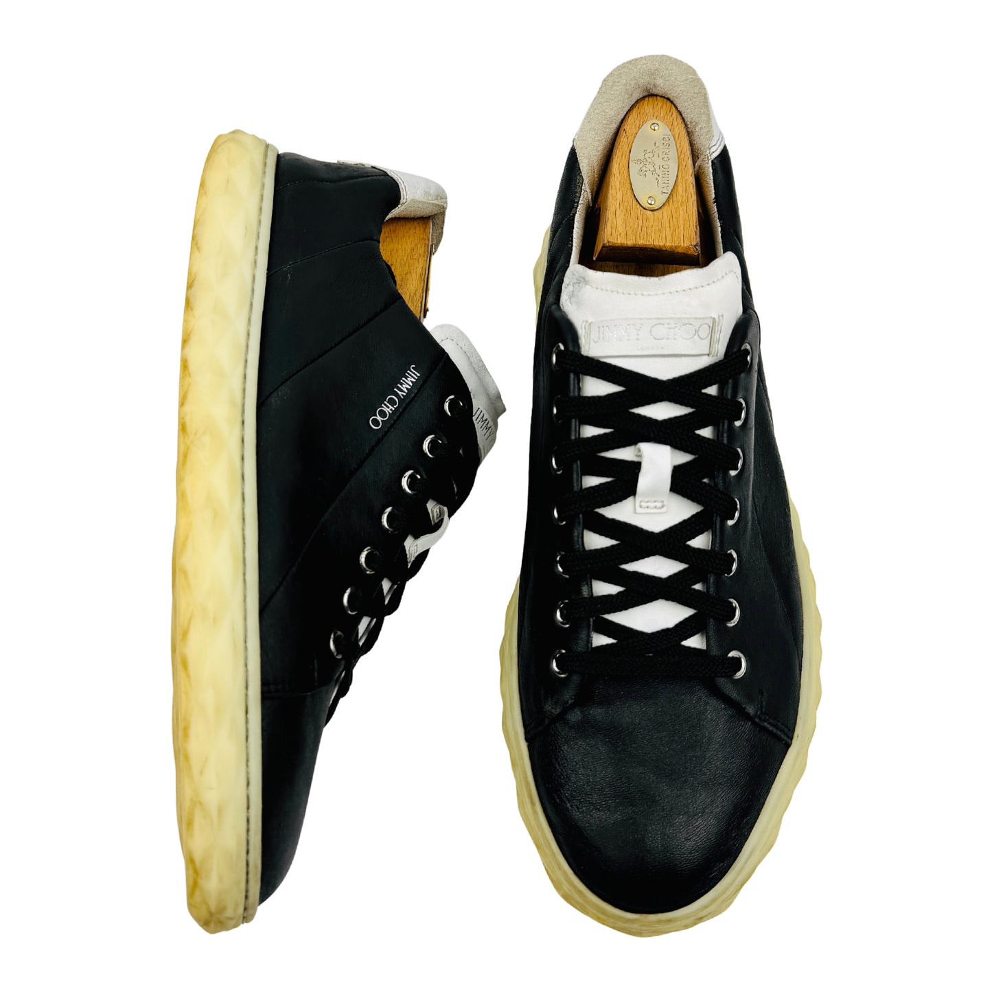 Jimmy Choo Diamond Light Black Sneakers (Size 42)