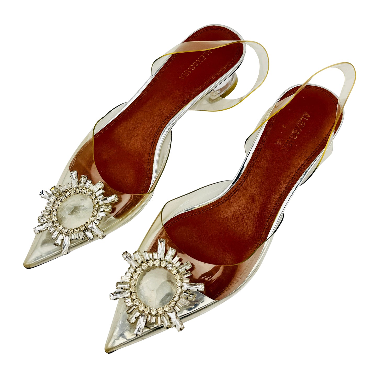 Alex & Sara Transparent Heels (Size 35)