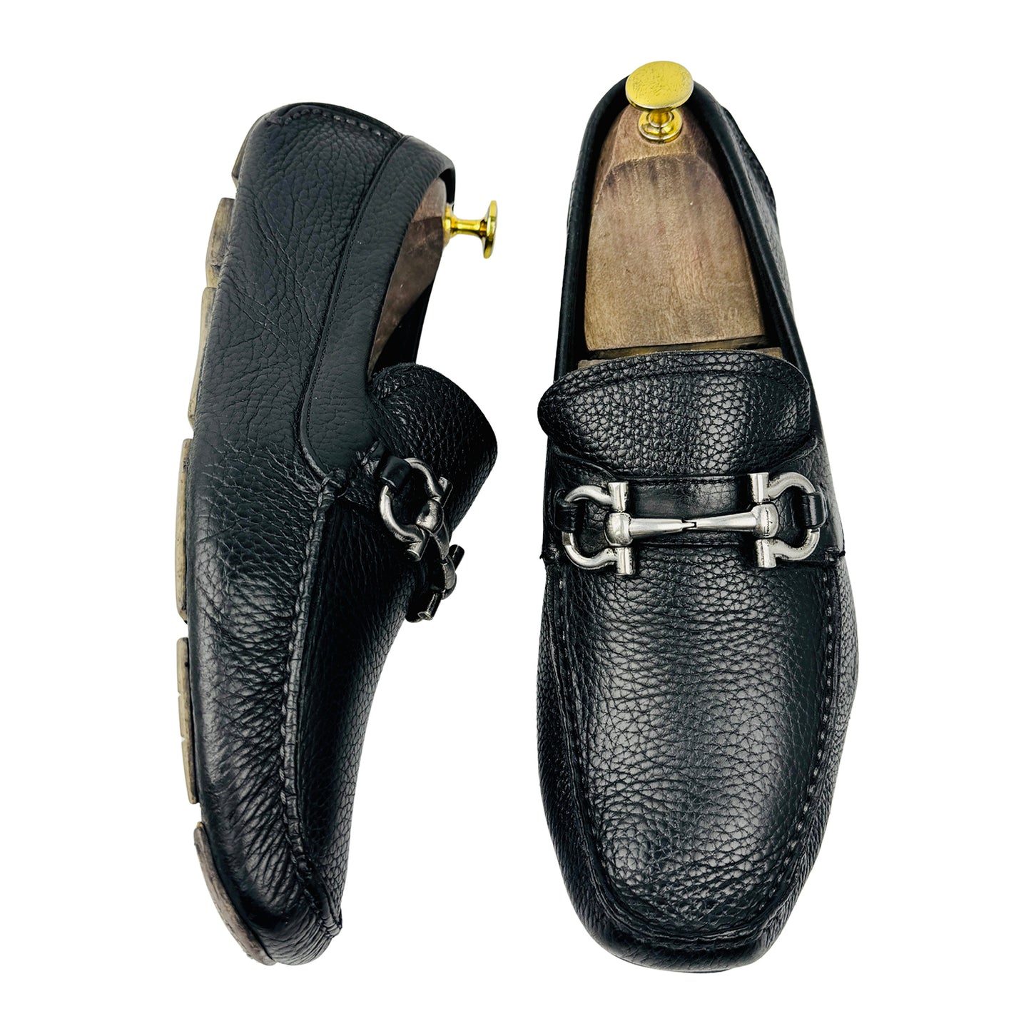 Salvatore Ferragamo Parigi Black Loafers (Size 42)