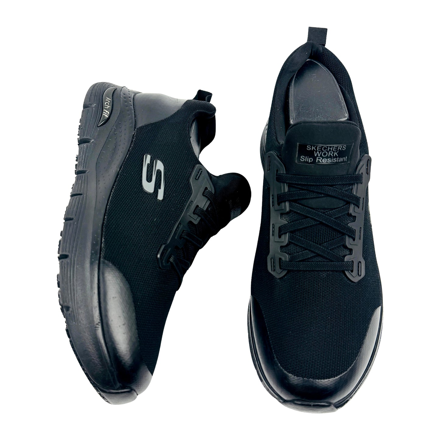Skechers Work: Arch Fit SR Sneakers (Size 41/41.5) - 108019EC BLK
