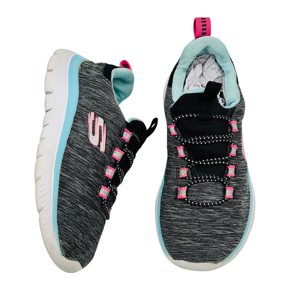 Skechers Summits - Quick Getaway Shoes (Size 27.5) - 302073L-BKLB