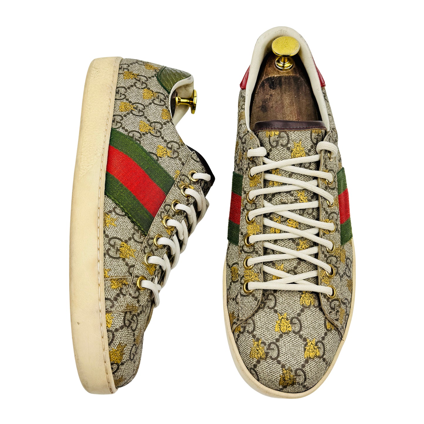 Gucci Ace GG Supreme Sneakers (Size 41/41.5)
