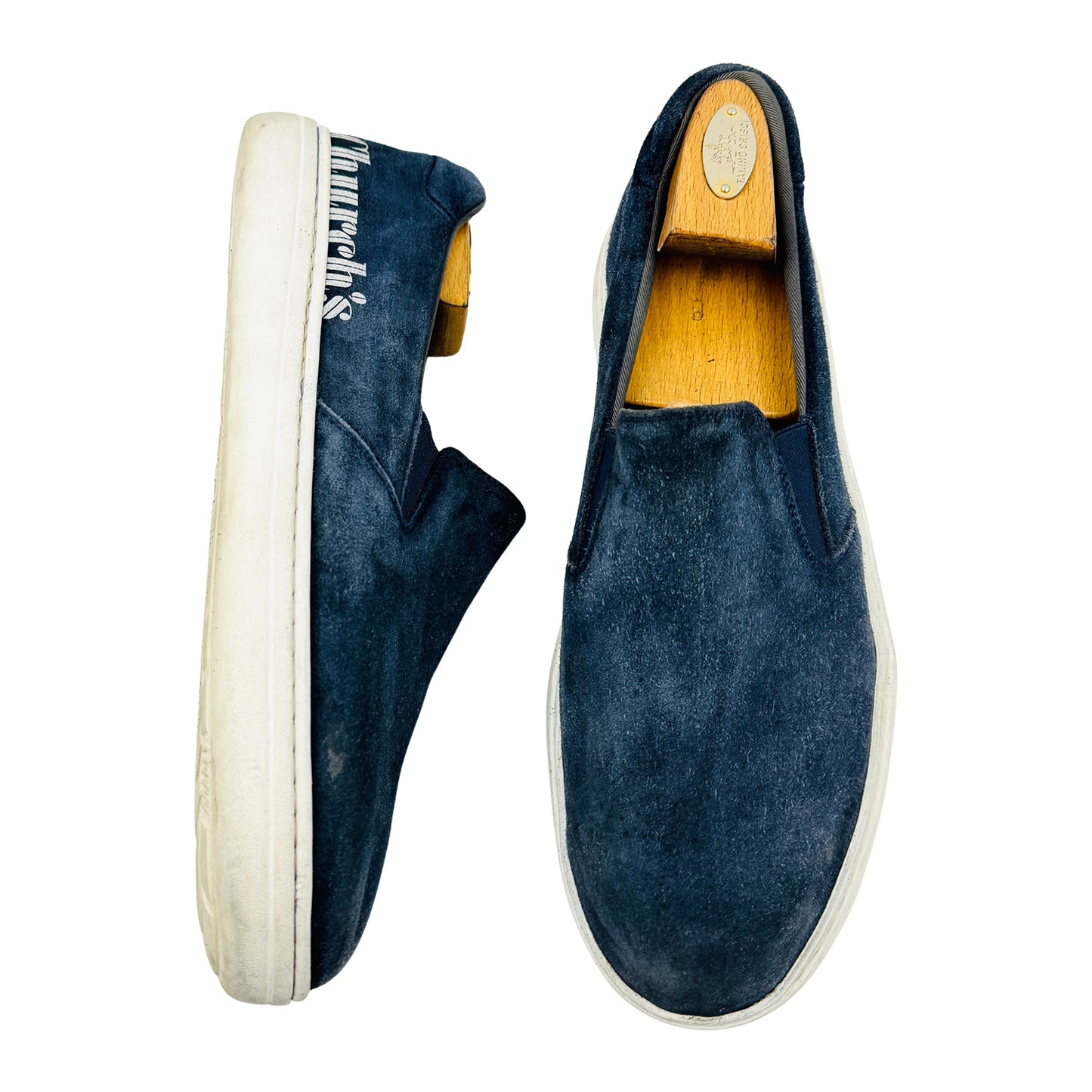 Church's Men's Fawley Navy Shoes (Size 43)