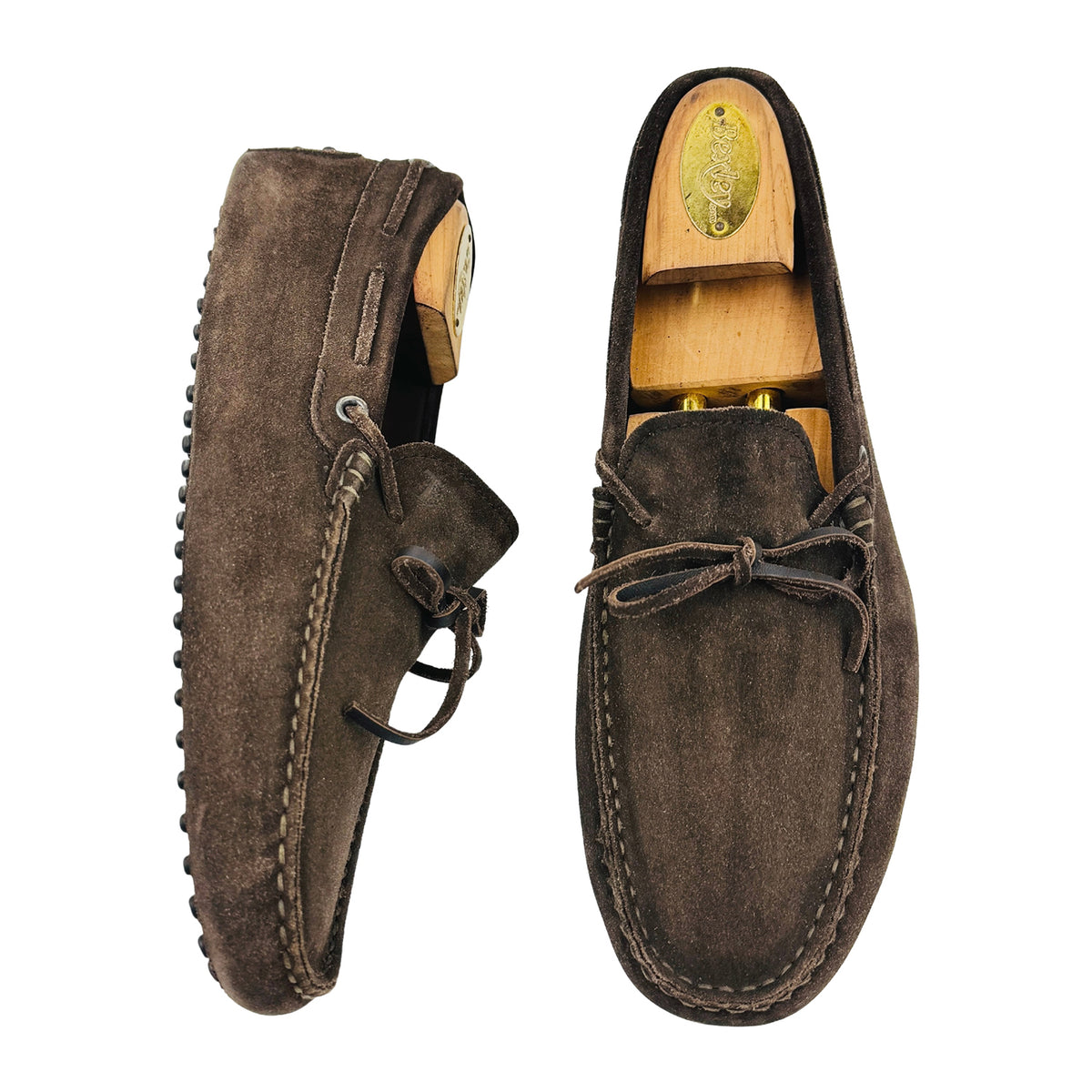 Tod's Dark Brown Italian Suede Driving Loafers (Size 42.5)