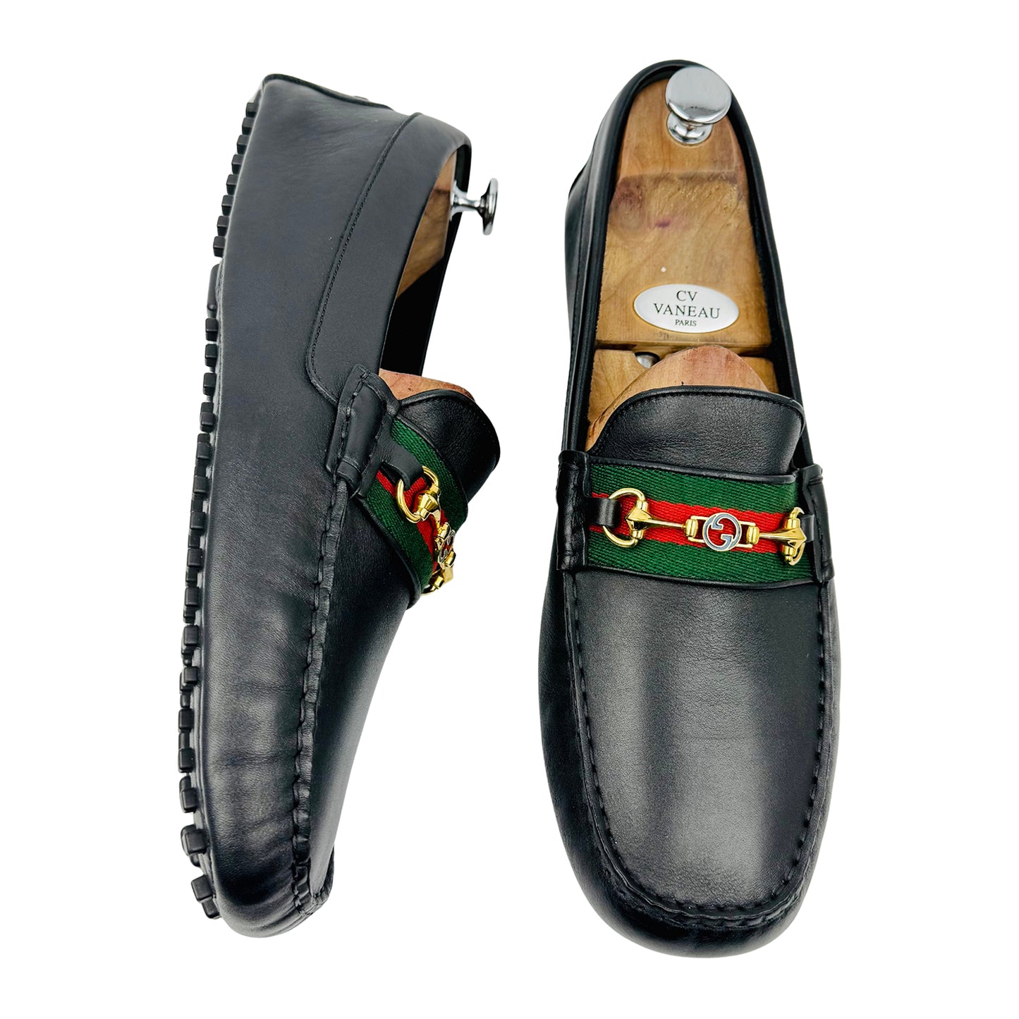 Gucci Men's Ayrton Black Loafers (Size 46) - 624698 04Z