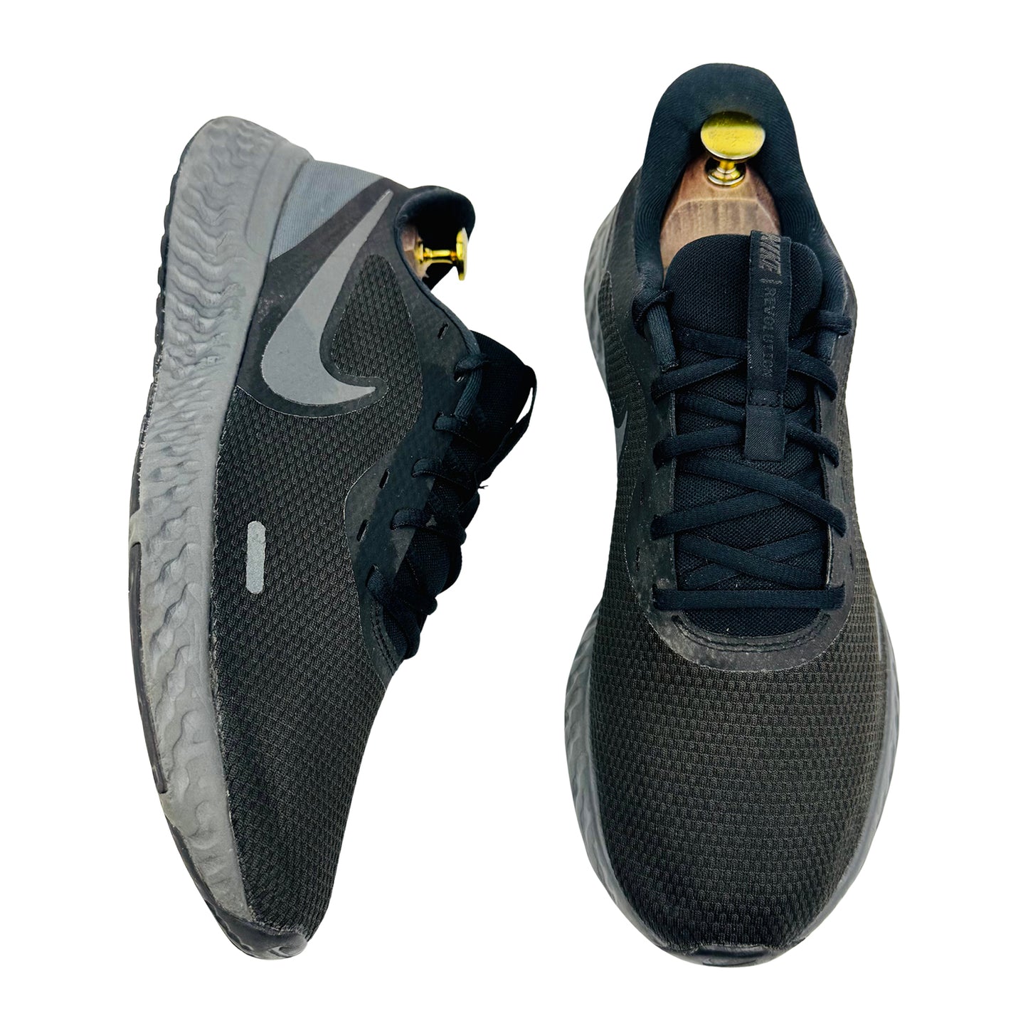 Nike Men's Revolution 5 Black Shoes (Size 44) - BQ3204-001