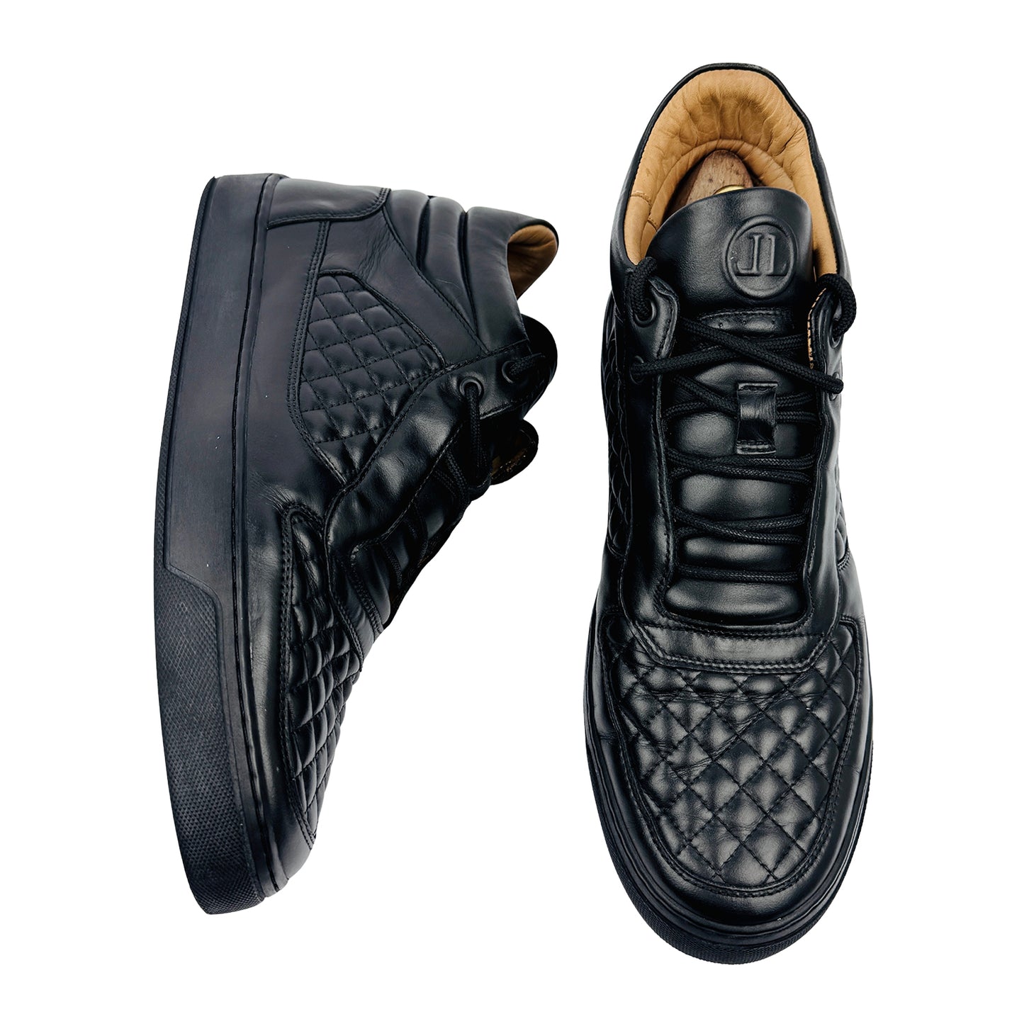 Leandro Lopes Men's Faisca Mid‑Top Sneakers (Size 44) - 038-02