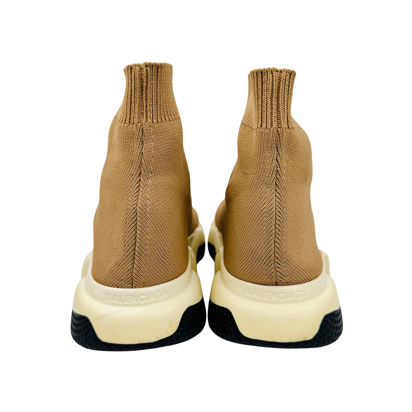 Balenciaga Speed Beige Italian Trainers (Size 39)