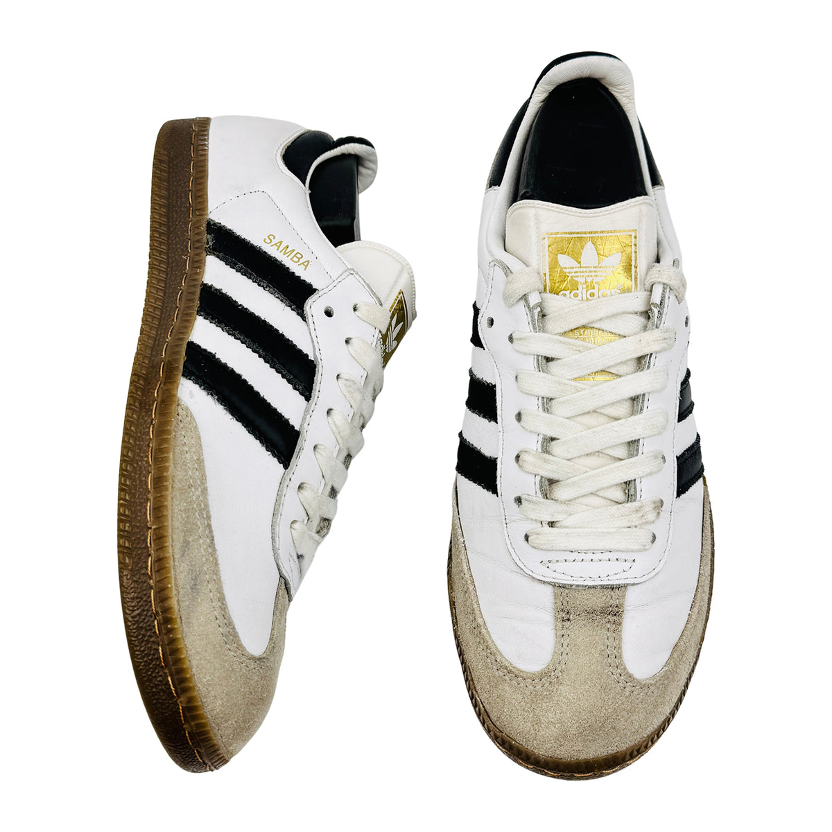 Adidas Samba OG 'Black White' Sneakers (Size 39.5) - BB2540
