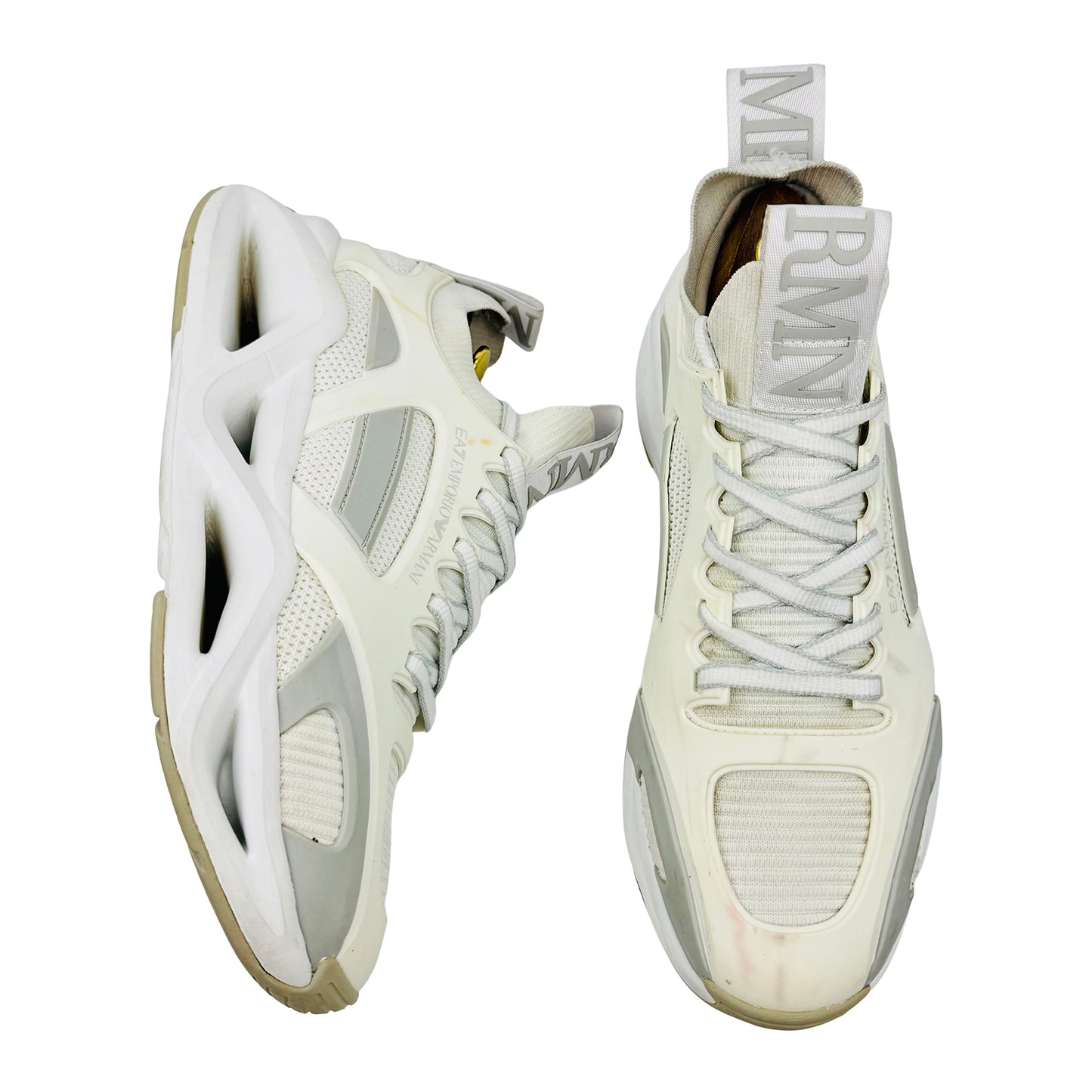 EA7 Emporio Armani Infinity Cage Sneakers (Size 43.5) - X8X174 XK377