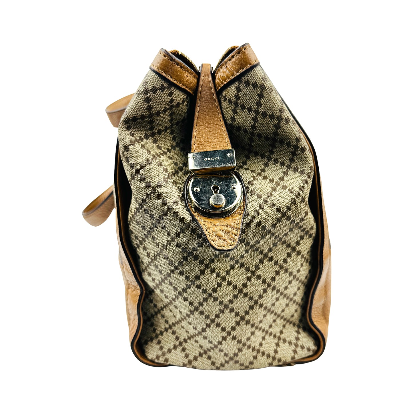 Gucci GG Supreme Web Diamante Weekender Bag