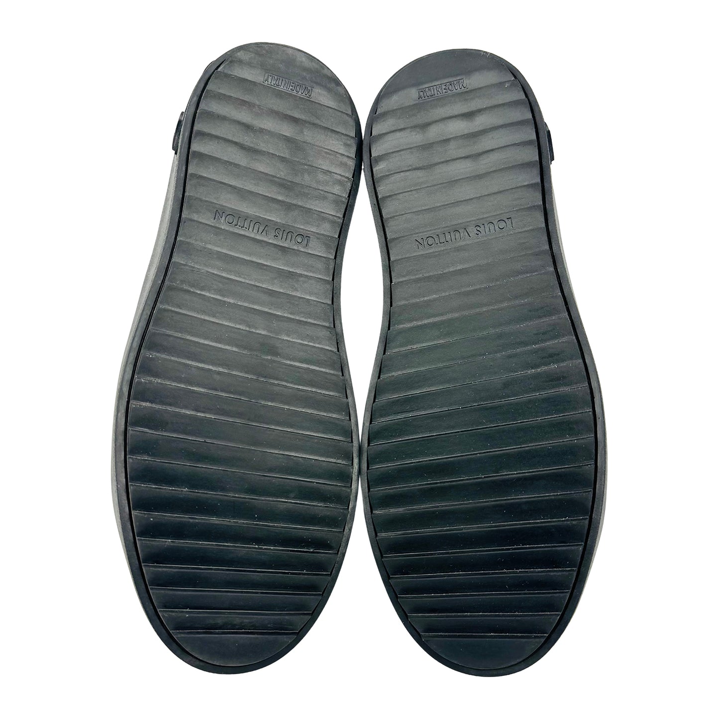 Louis Vuitton Men's Black Sneakers (Size 40)