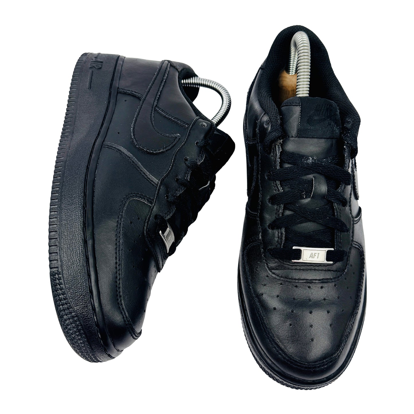 Nike Air Force 1 Low (GS) 'Triple Black' Sneakers (Size 38.5/39) - 314192-009