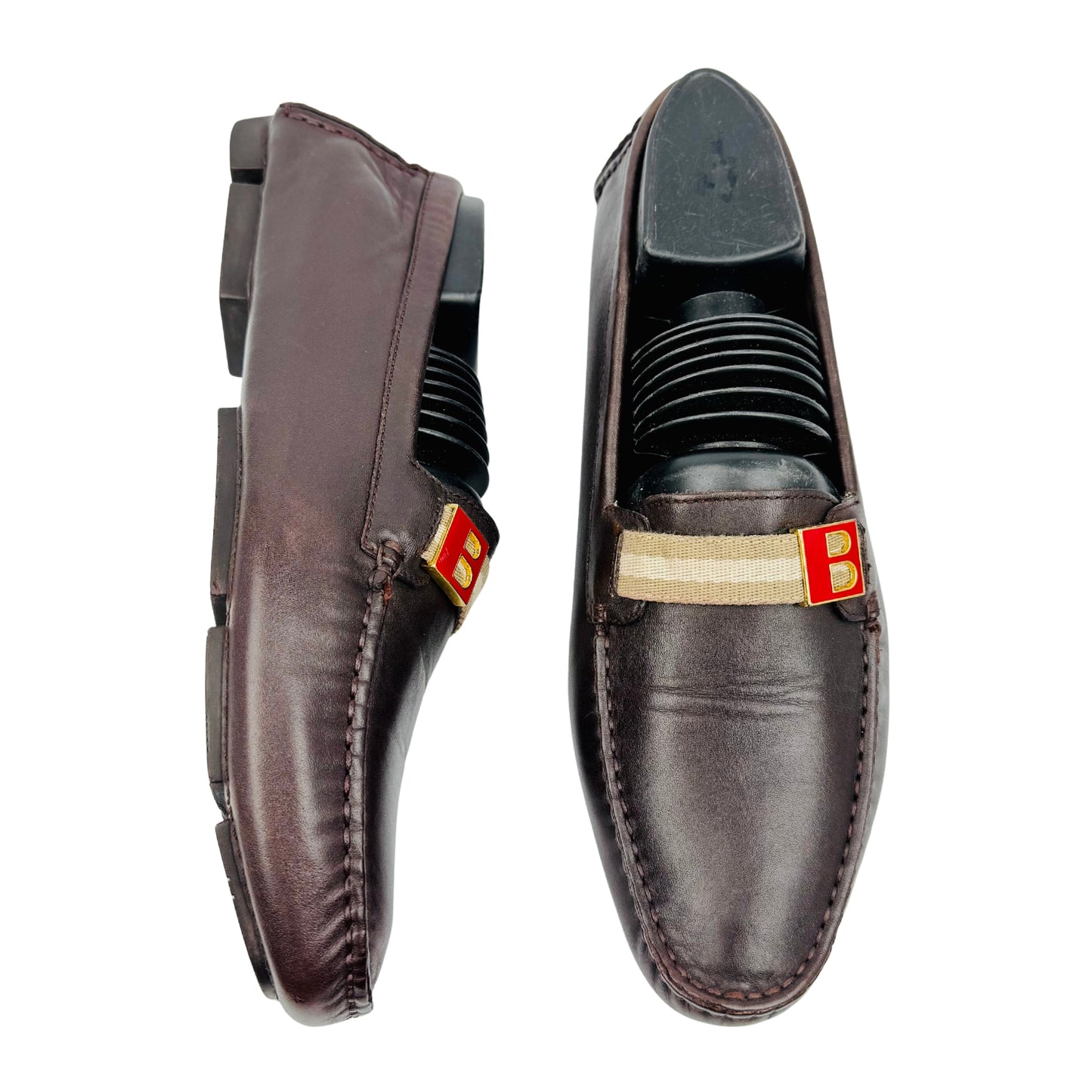 Bally Men's Brown Leather Loafers (Size 39.5/40)