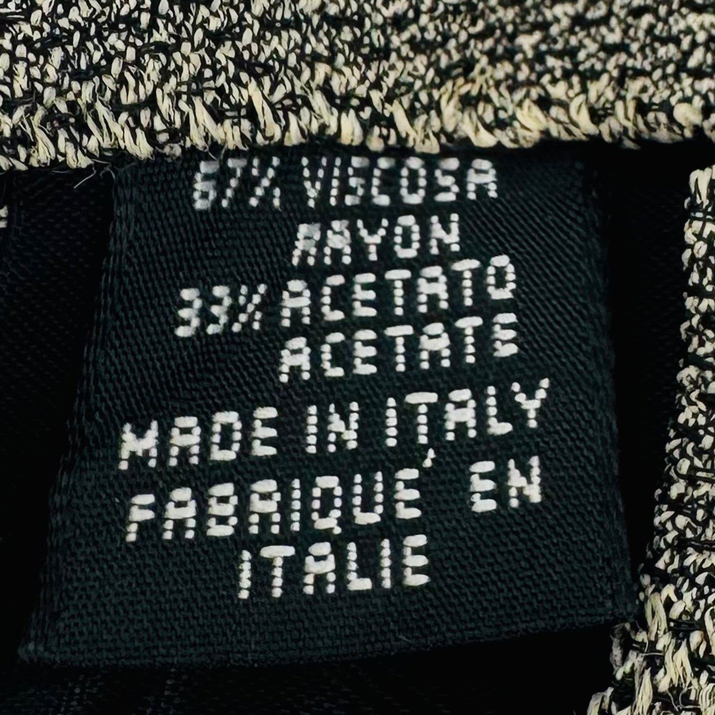 Emporio Armani Beige 'Diagonal Stripes' Tie (Size Regular)