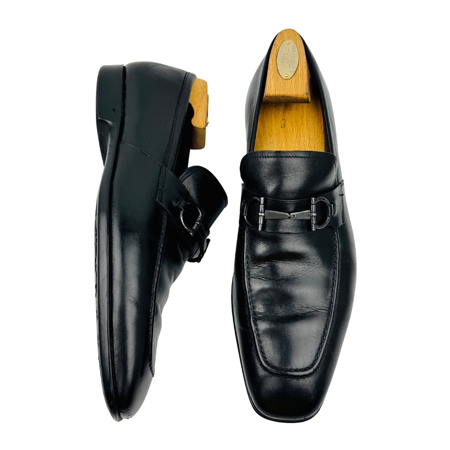 Salvatore Ferragamo Gancini Bit Loafers (Size 43/43.5)