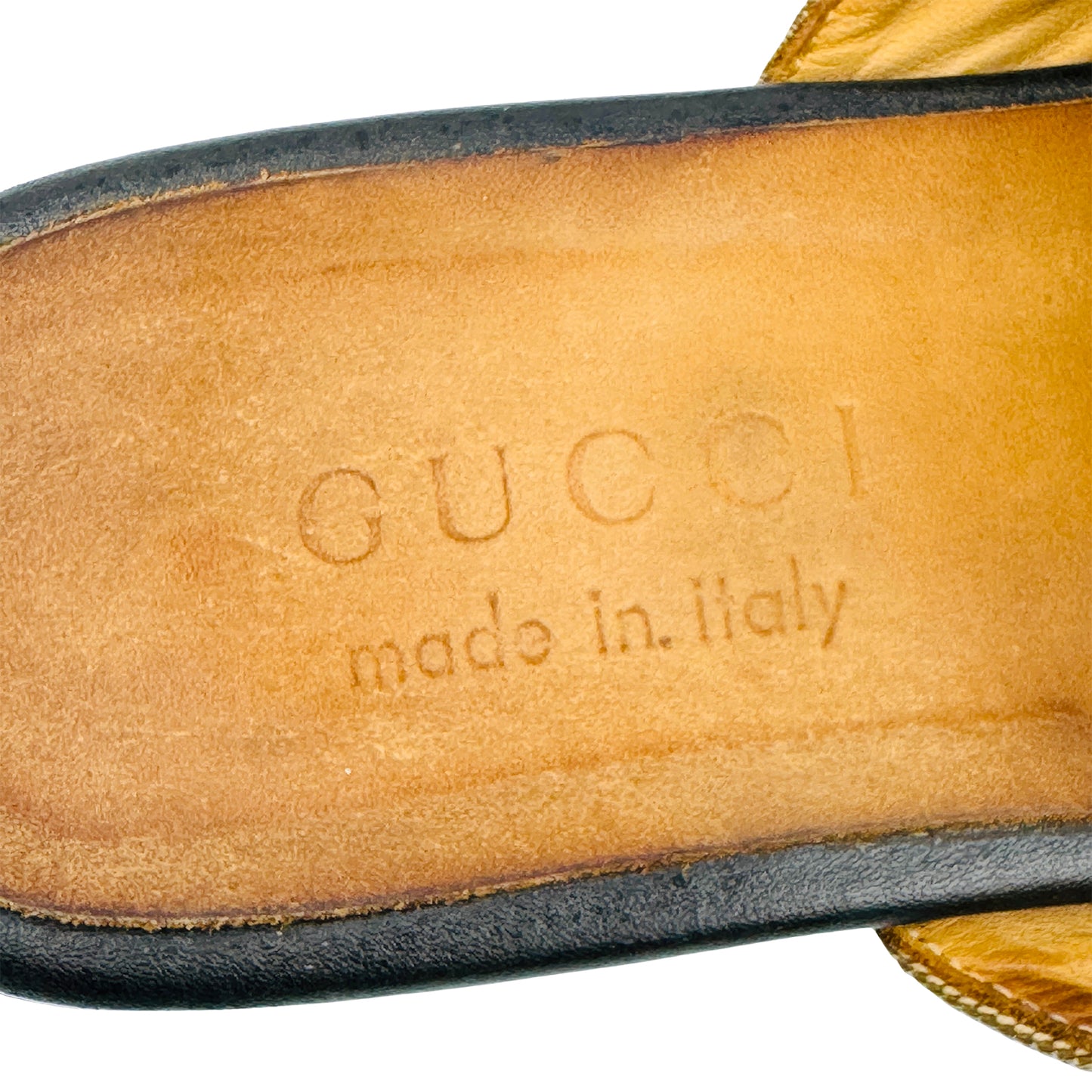 Gucci Princetown Beige GG Canvas Mules (Size 42)