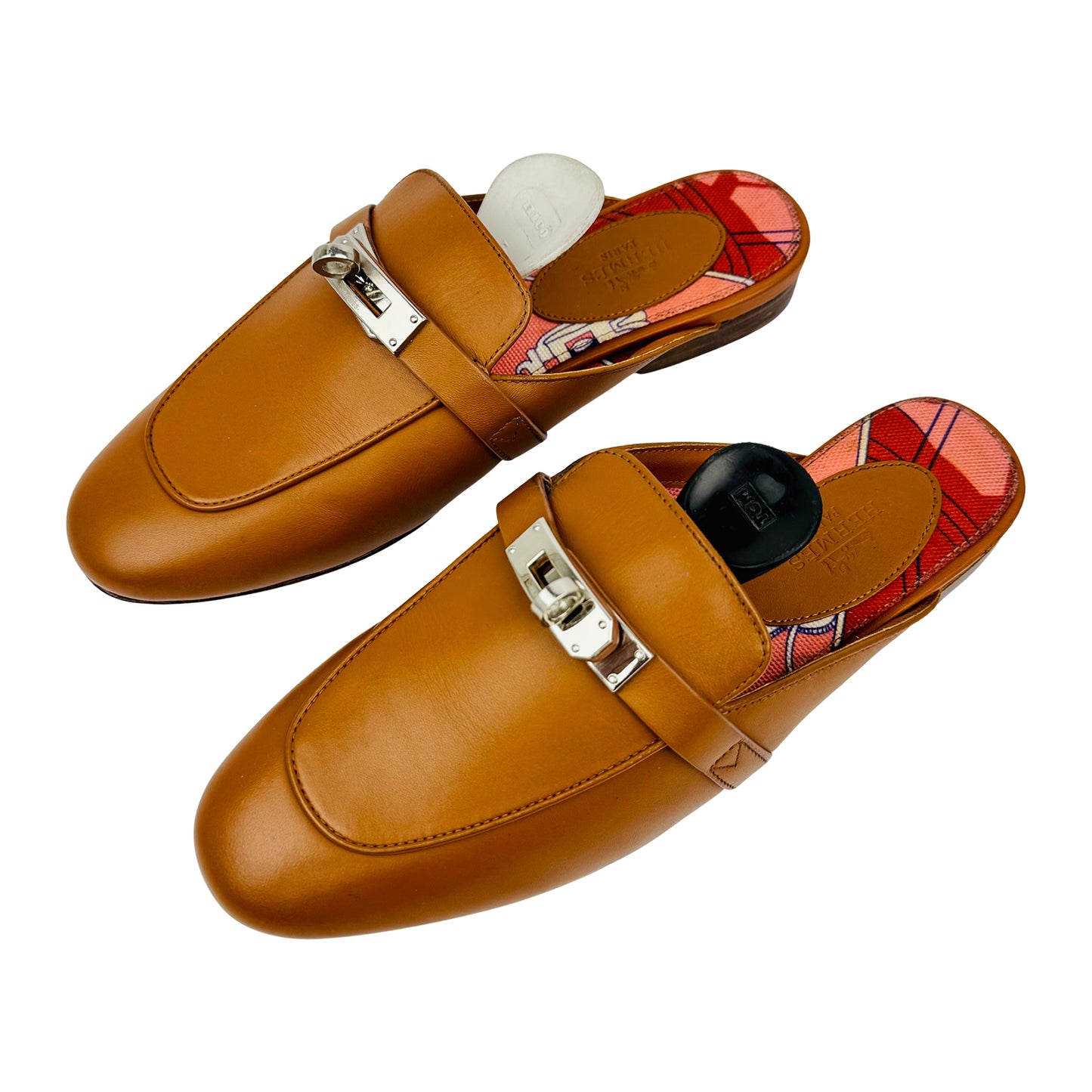 Hermès Women's Oz Brown Leather Mules (Size 35.5) - 191086Z