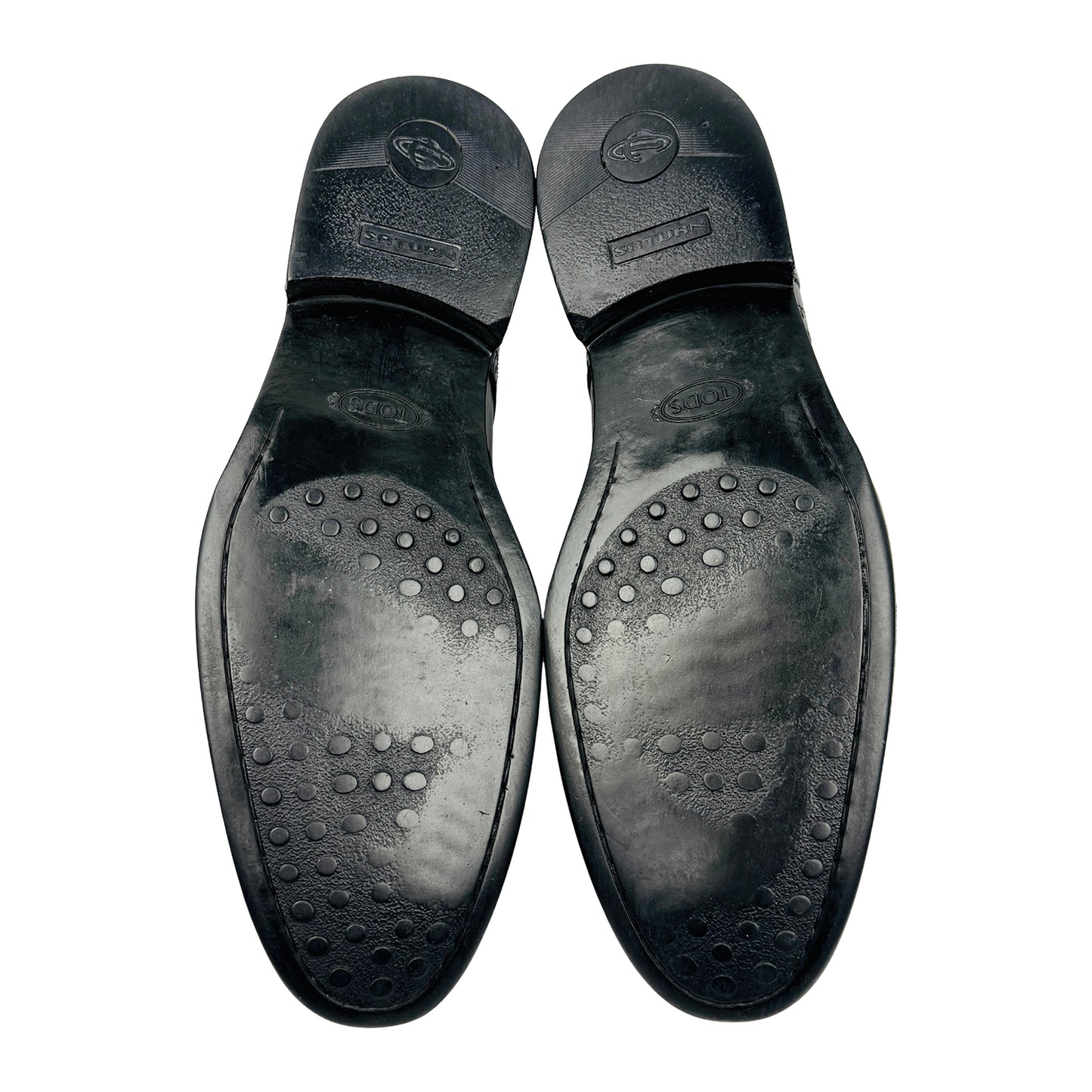 Tod’s Men's Black Wingtip Brogue Shoes (Size 44)