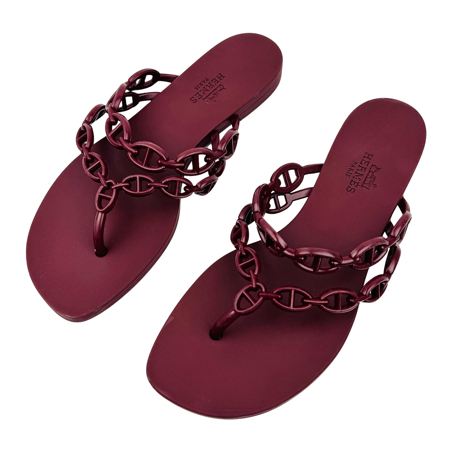 Hermès Women's Island 'Rough H' Sandal Slippers (Size 35)