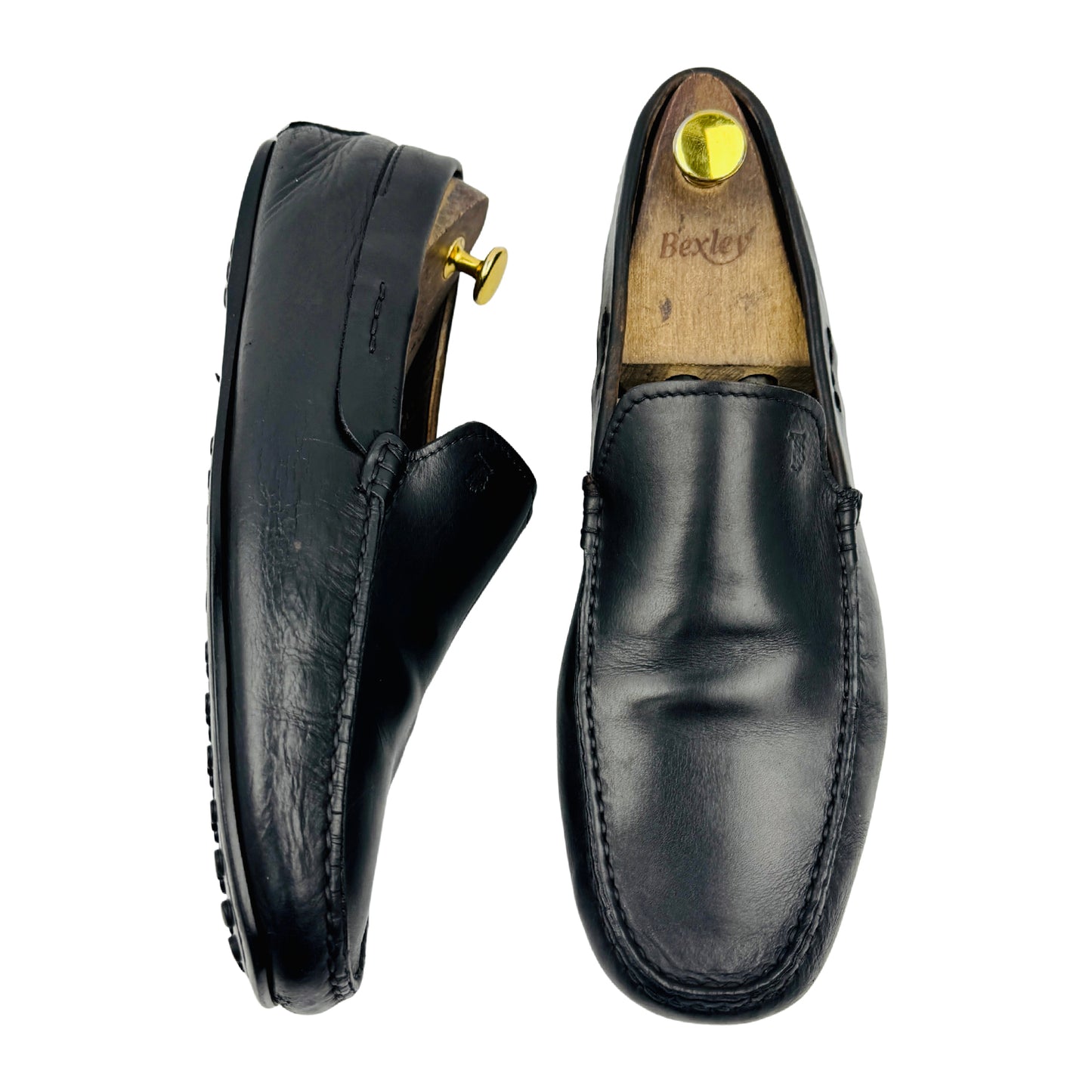 Tods Men's Black Gommino Driving Loafers (Size 43/43.5)