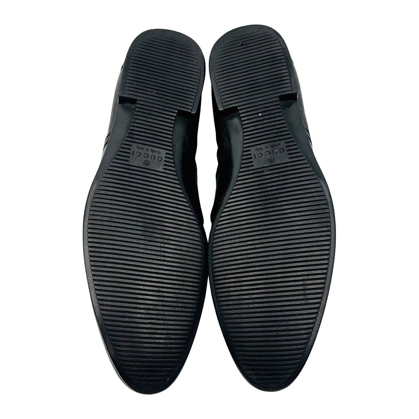 Gucci Hilary Lux Diamante Black Loafers (Size 44)