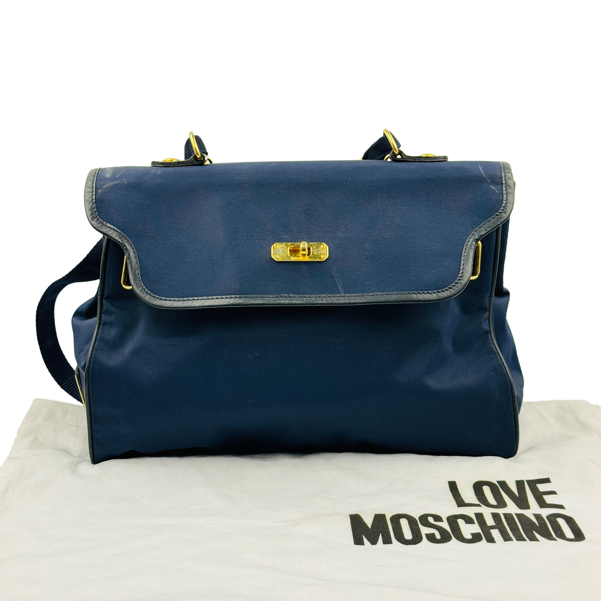Moschino by Redwall Vintage Kelly Style Satchel Bag - 463043 188