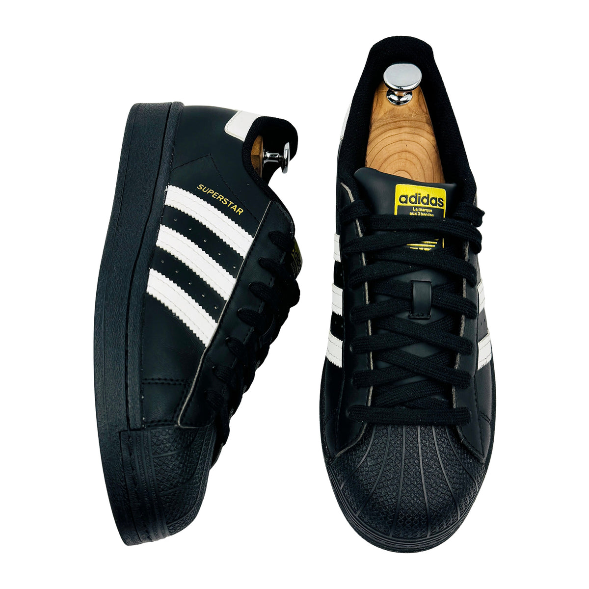 Adidas Superstar 'Core Black' Sneakers (Size 43.5) - EG4959