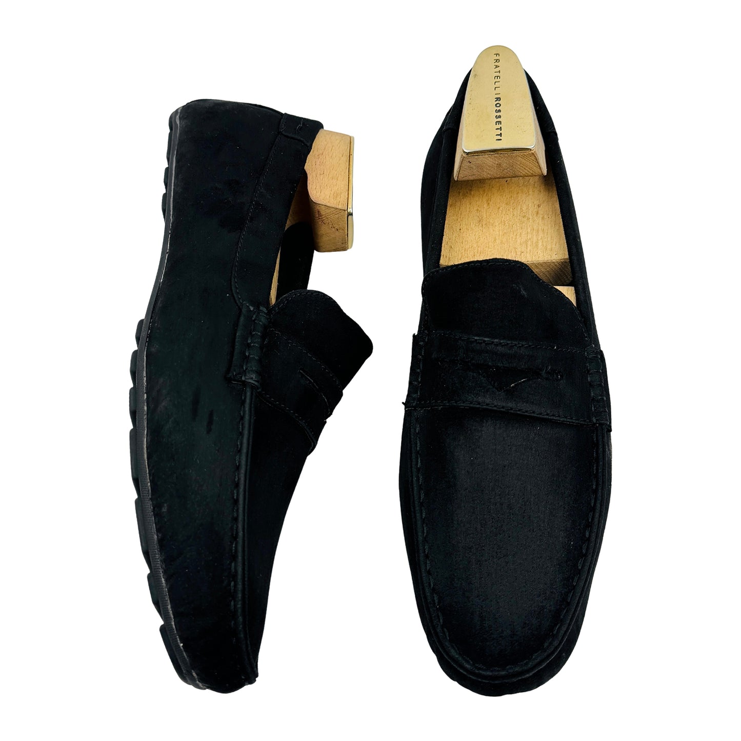 H&M Men's Black Penny Driving Loafers (Size 43.5/44)