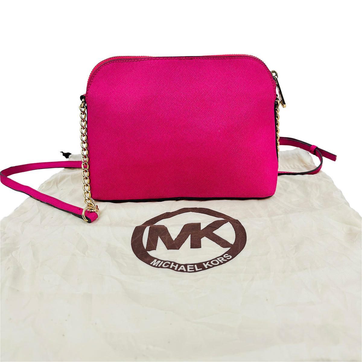 Michael Kors Cindy Large Saffiano Leather Crossbody Bag