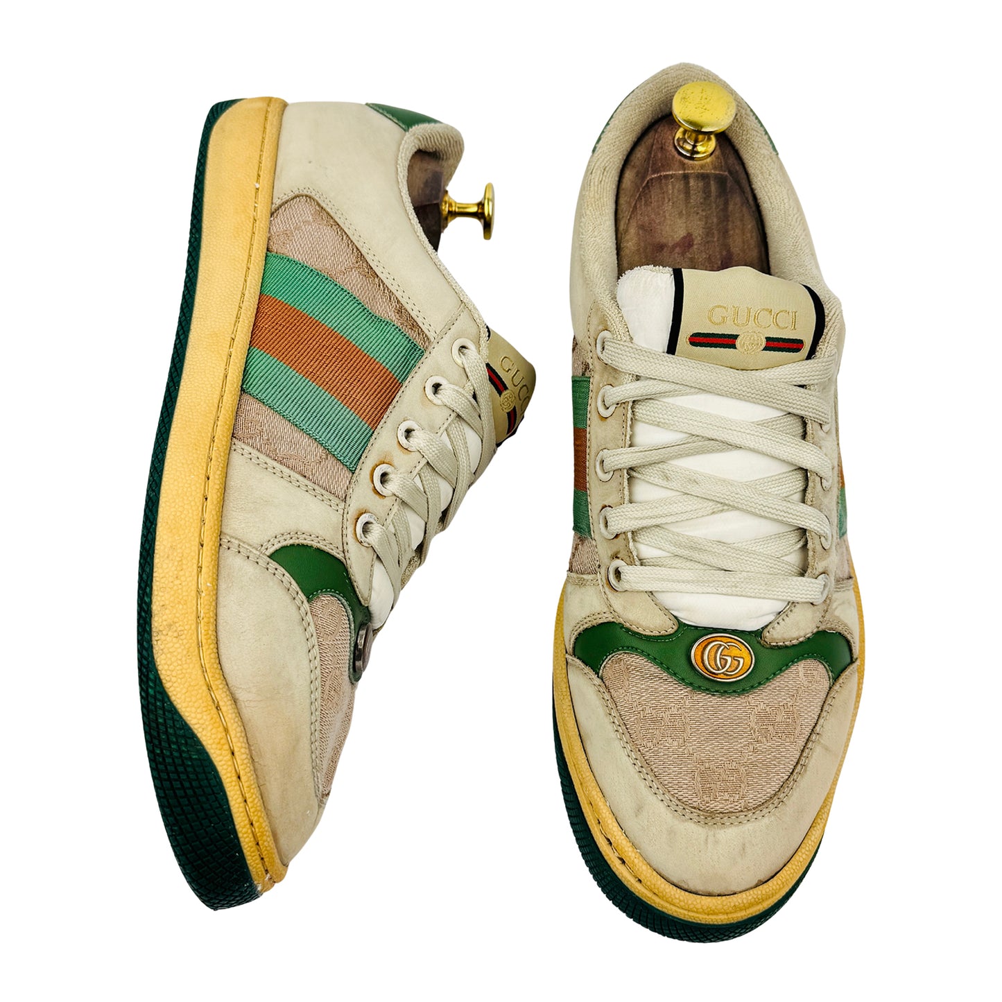 Gucci Men’s GG Screener Sneakers (Size 41/41.5) - 546551 9Y920 9666