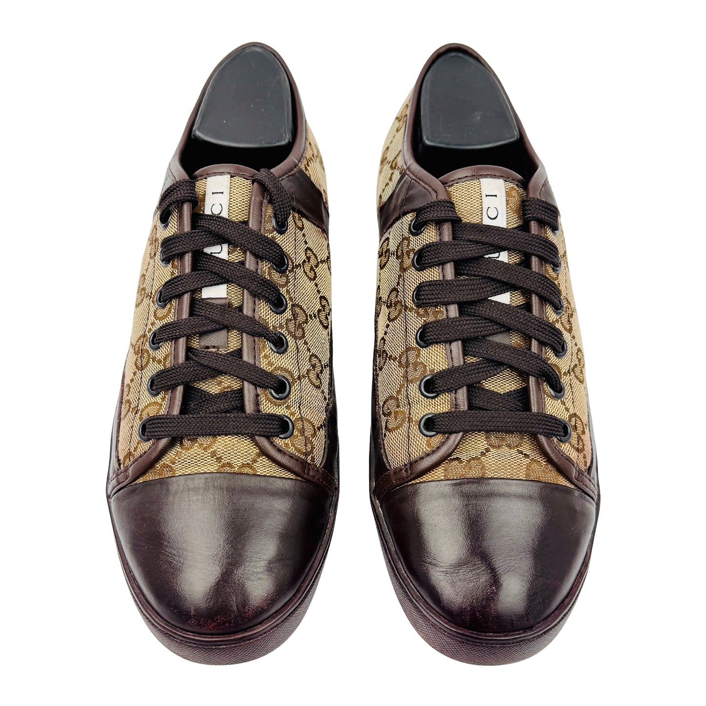 Gucci GG Supreme Canvas Cap Toe Sneakers (Size 40.5/41)