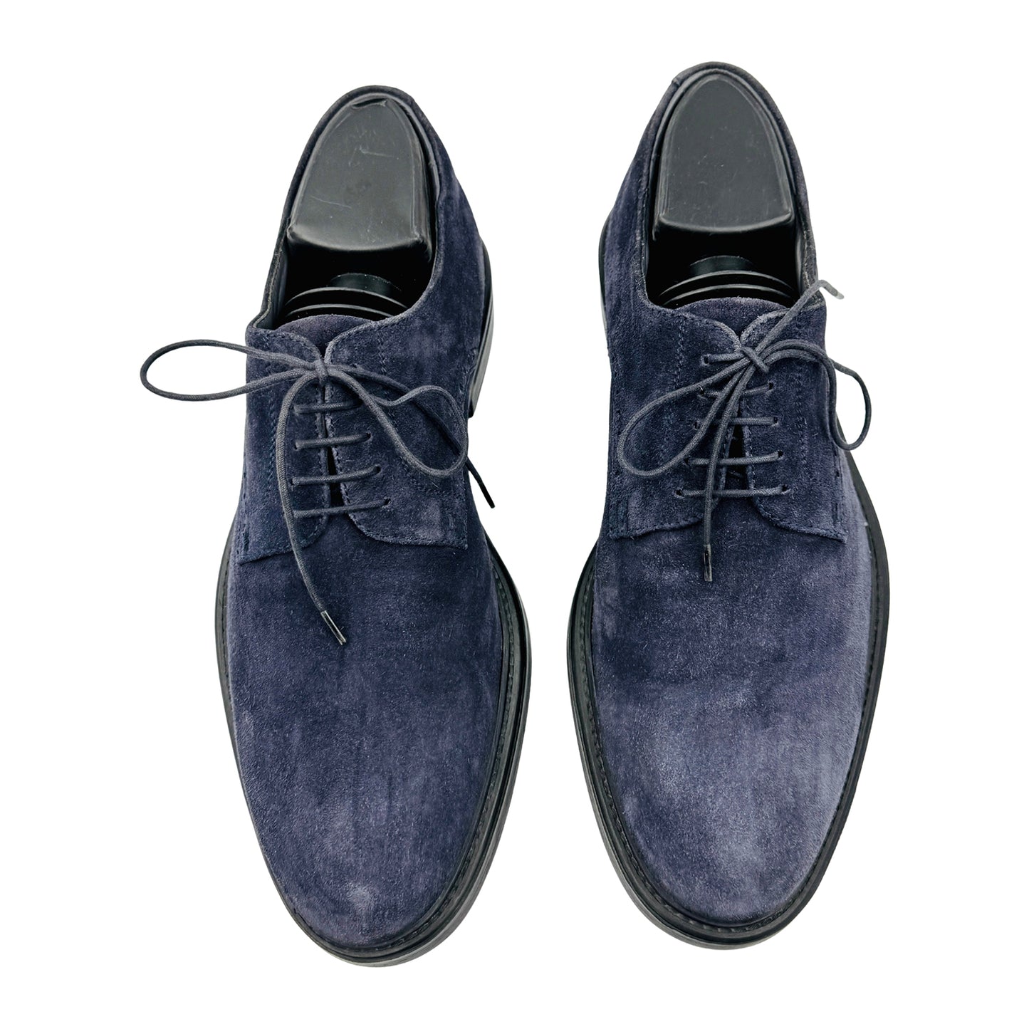 Hugo Boss Men's Navy Blue Derby Shoes (Size 41)