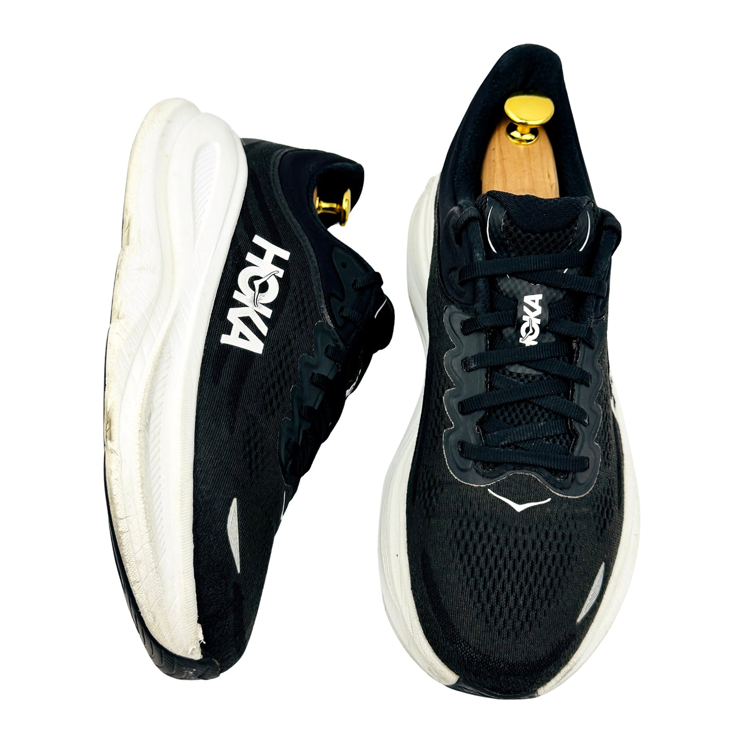 Hoka Bondi 9 Shoes (Size 41.5) - 1162011-BWHT