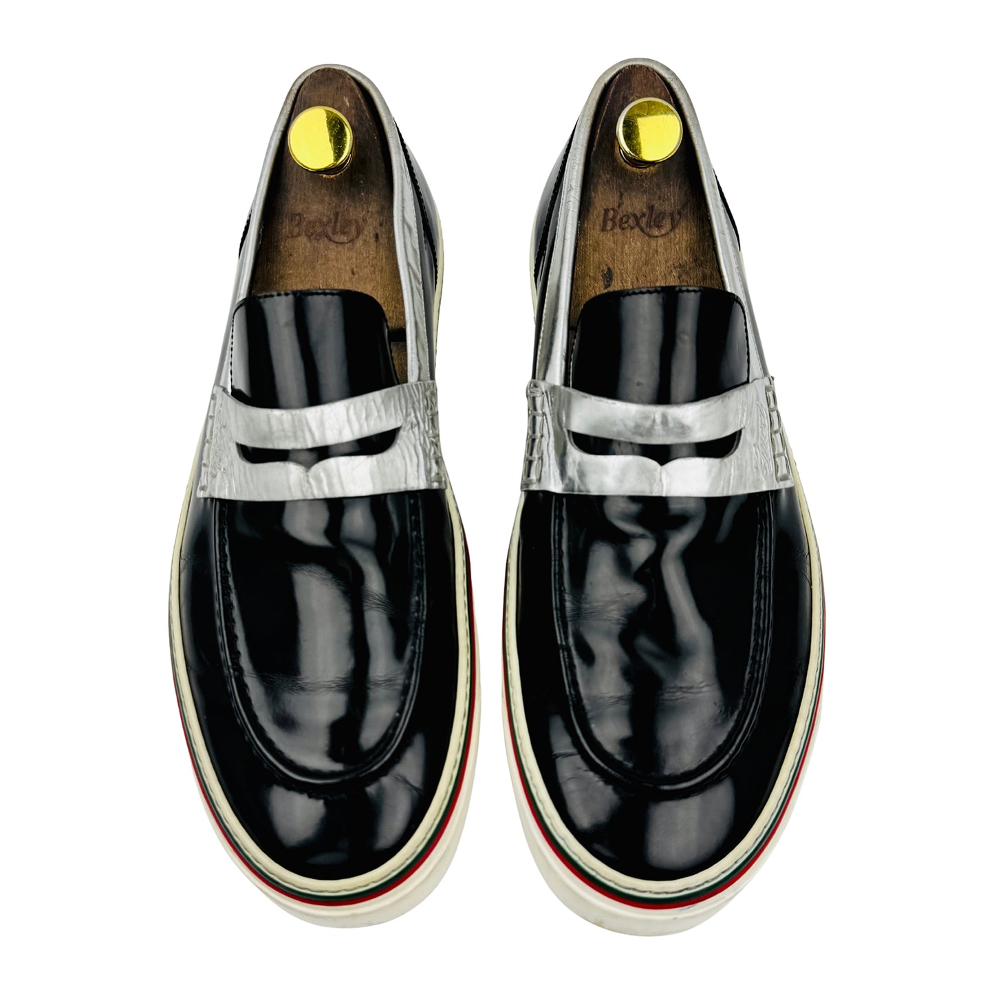Gucci Black Patent Leather Penny Loafers (Size 43)