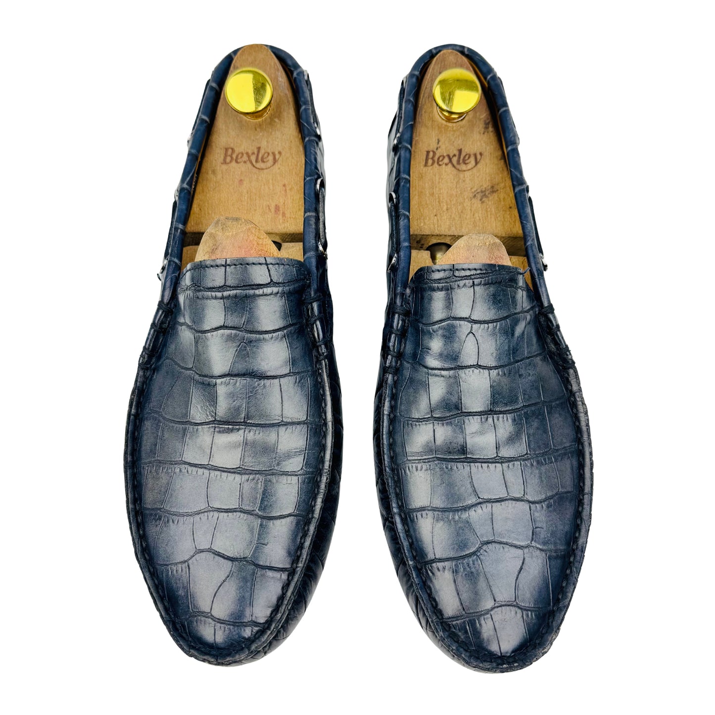 Santoni Men's Crocodile Leather Loafers (Size 42.5)