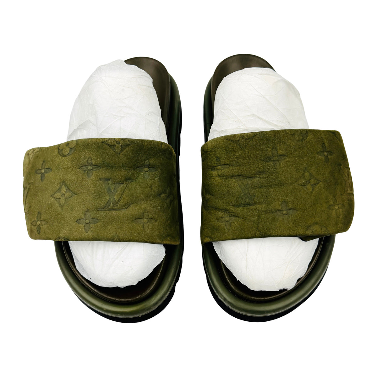 Louis Vuitton Pool Pillow Flat Comfort Mules (Size 38)