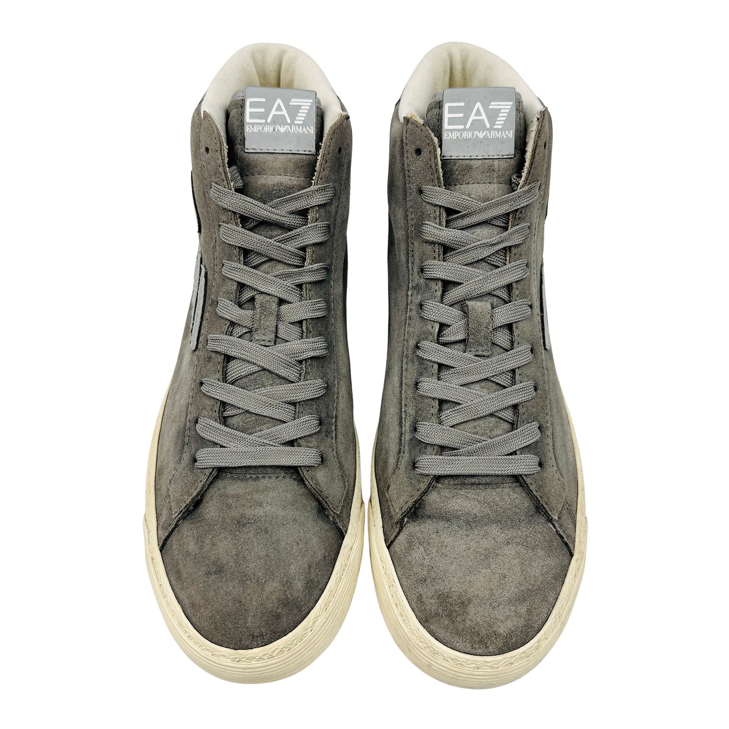 Emporio Armani EA7 Eagle Logo Suede Sneakers (Size 43/43.5)