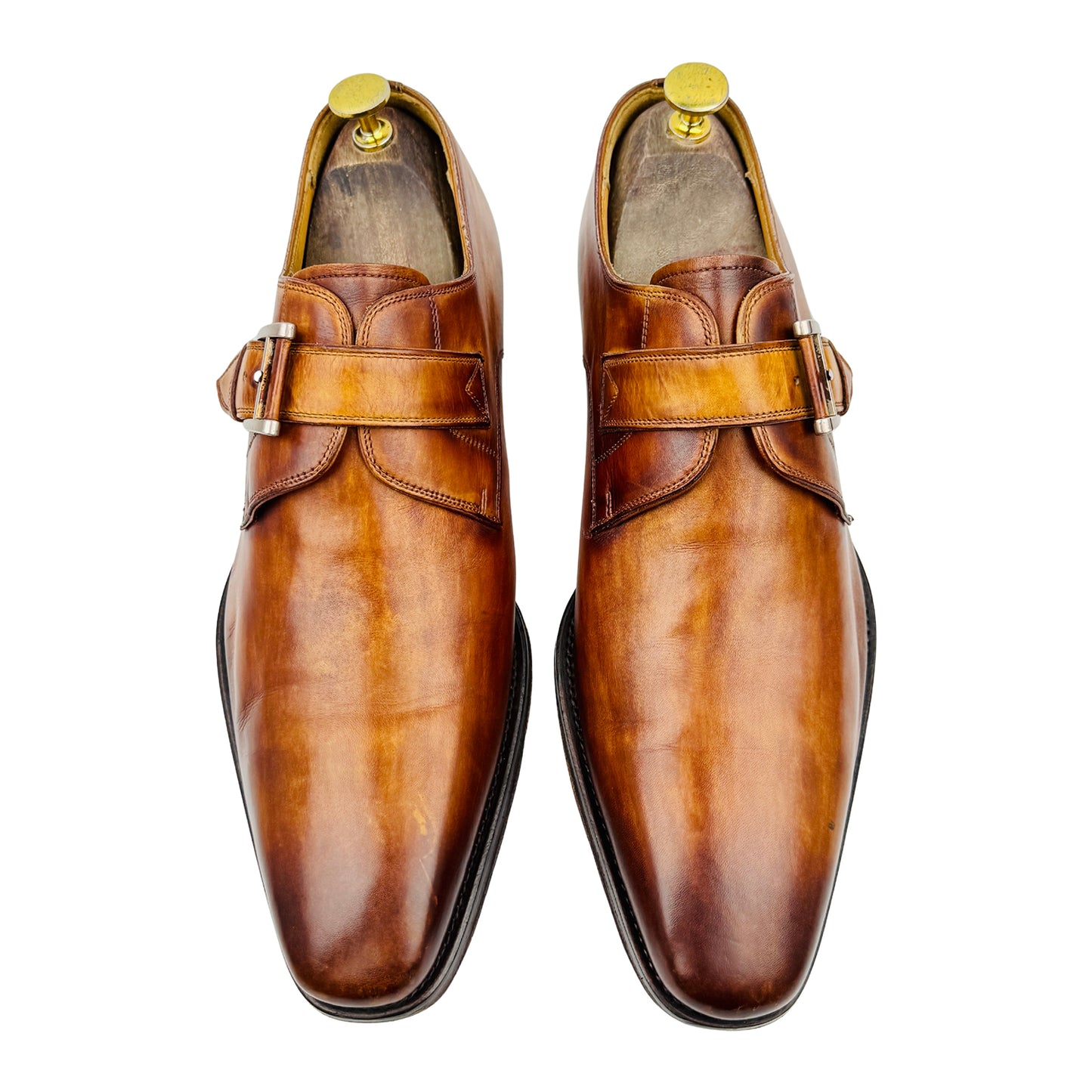 Magnanni Men's Marco II Single Monk Strap Shoes (Size 43) - 13276