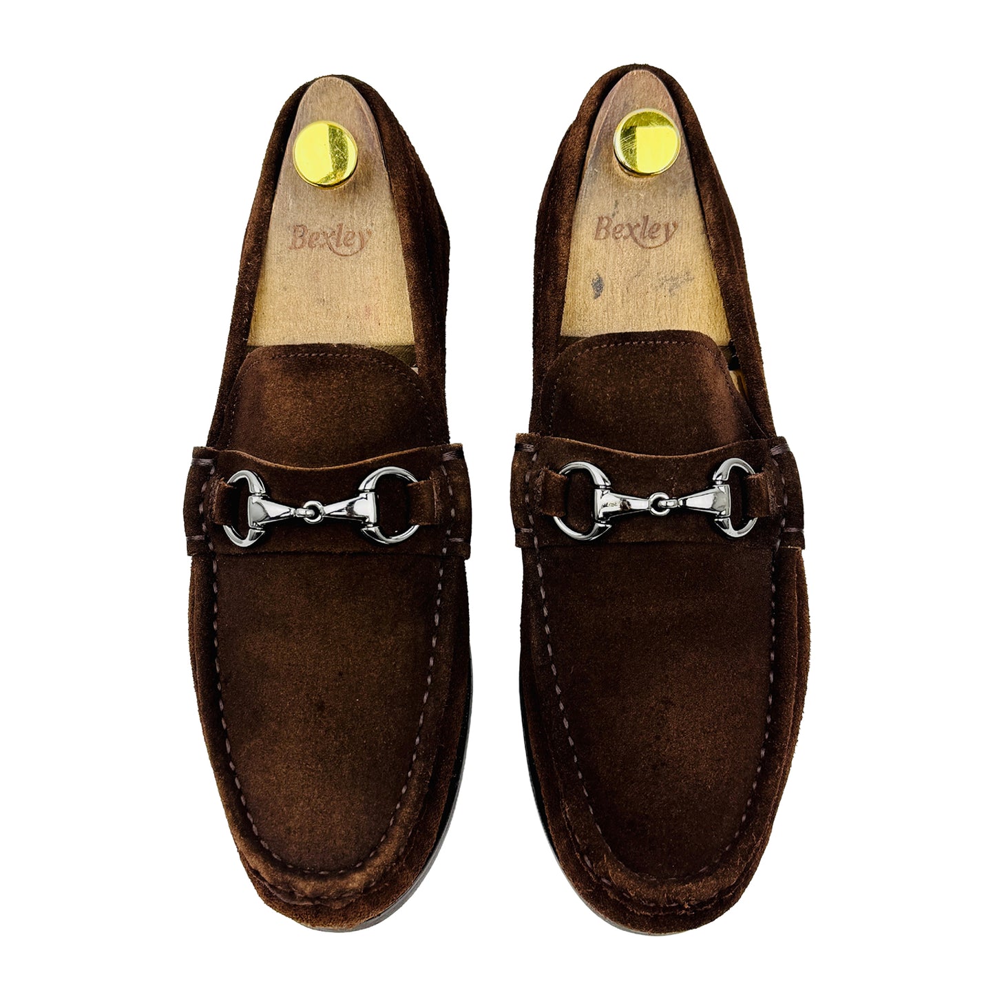 Peter Millar Dark Brown Crown Bit Loafers (Size 43)