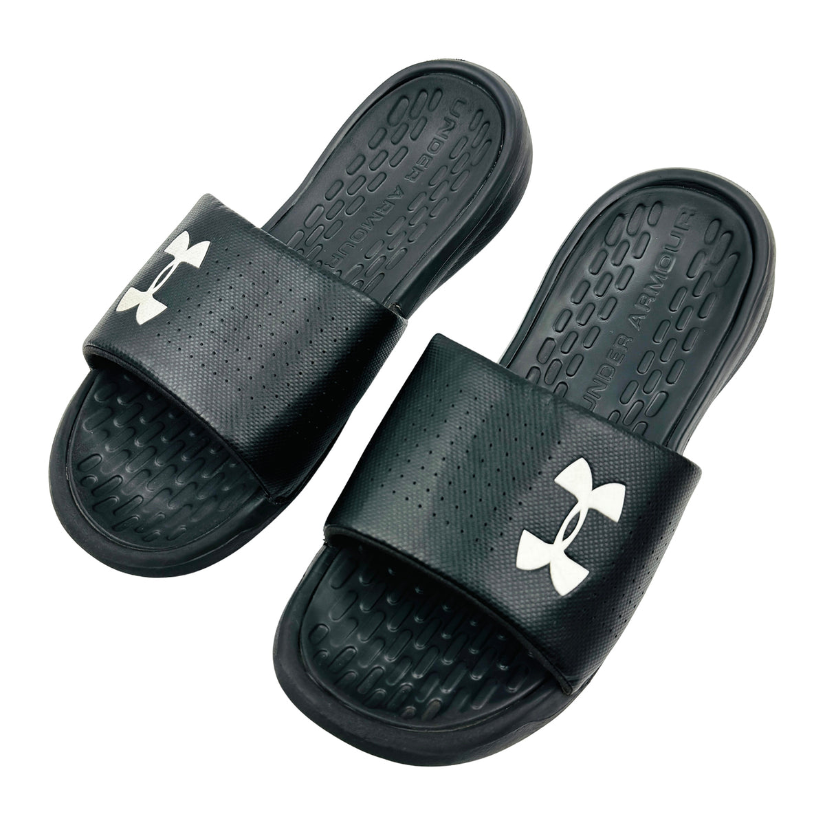 Under Armour UA Playmaker Fixed Strap Slides (Size 45) - 3000061-001