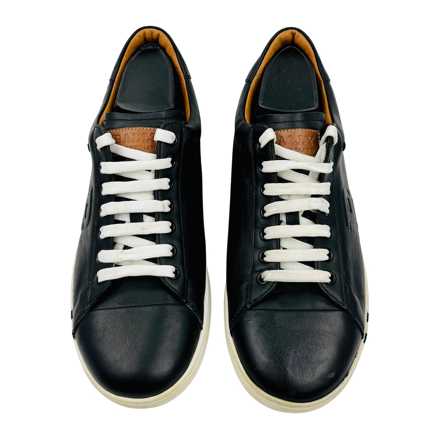 Bally Asher 600 Black Leather Sneakers (Size 41/41.5)