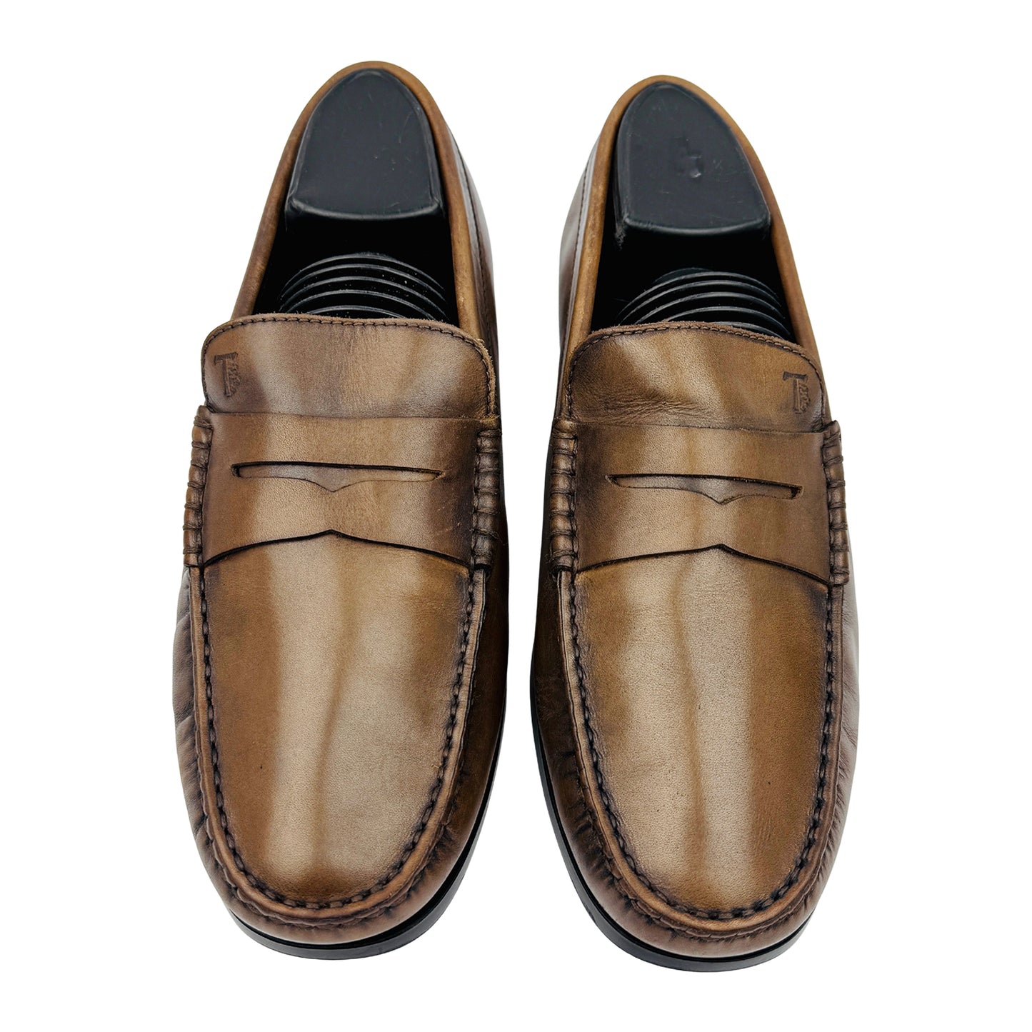 Tod's Gommino Brown Leather Penny Loafers (Size 40/40.5)