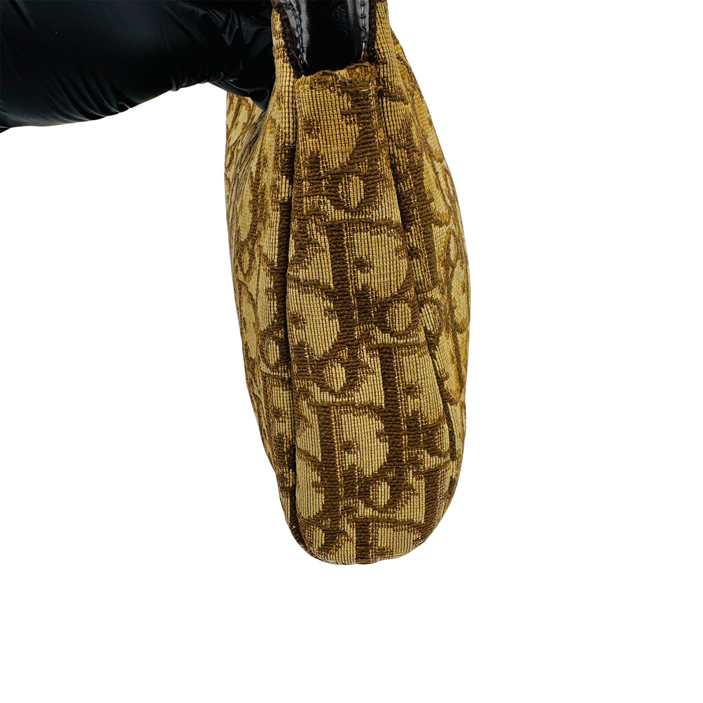 Christian Dior 'Beige Brown' Logo Clutch Bag