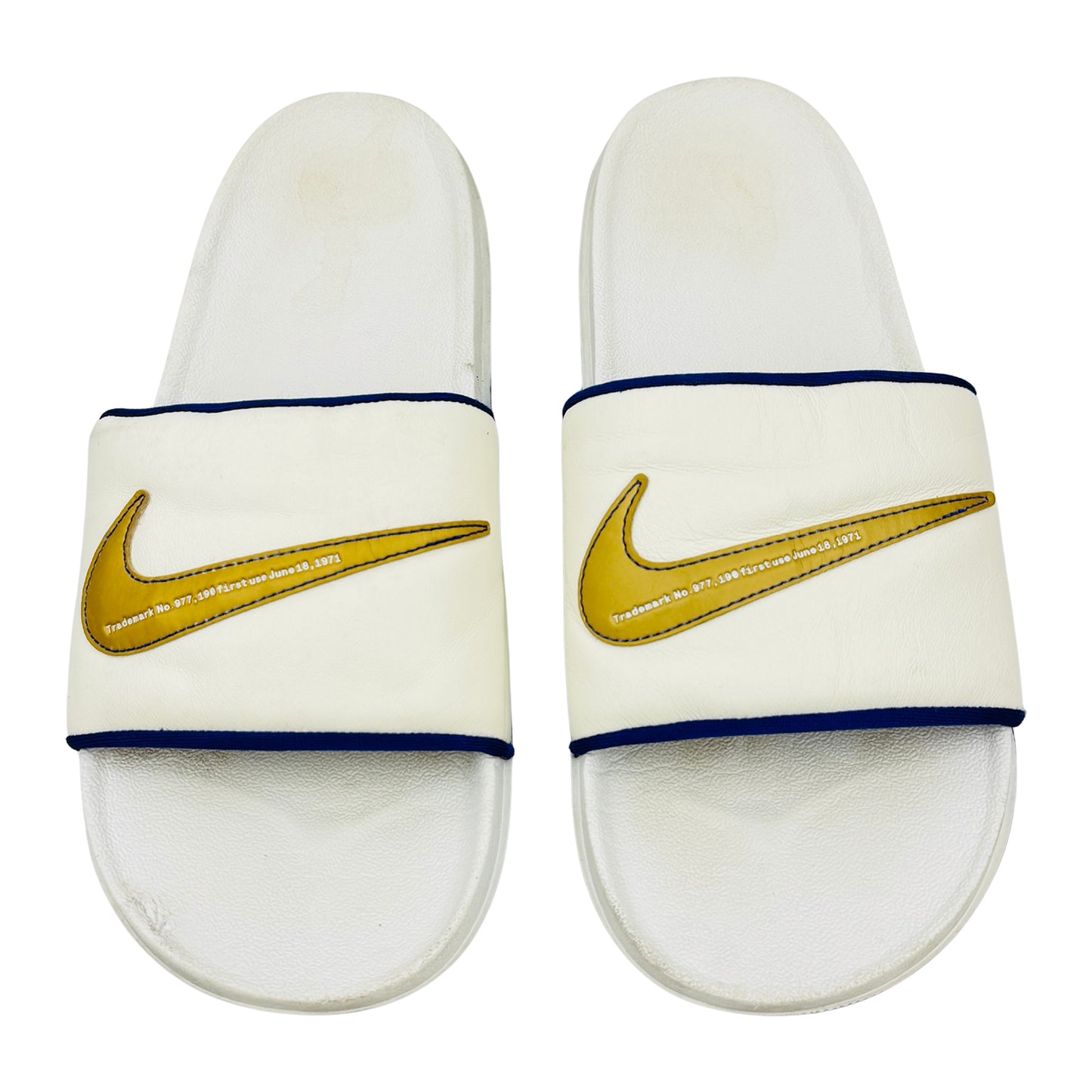 Nike Offcourt 'Sail Metallic Gold' Slides (Size 45) - DH8081-100