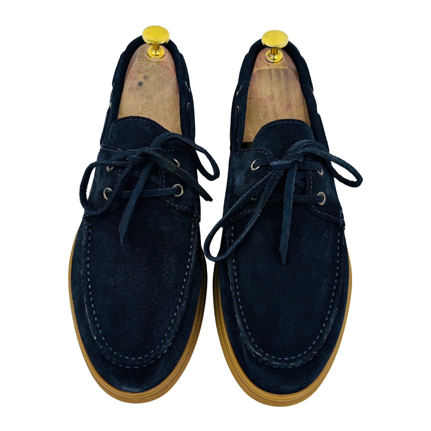 Brunello Cucinelli Men's Navy Boat Shoes (Size 42.5)