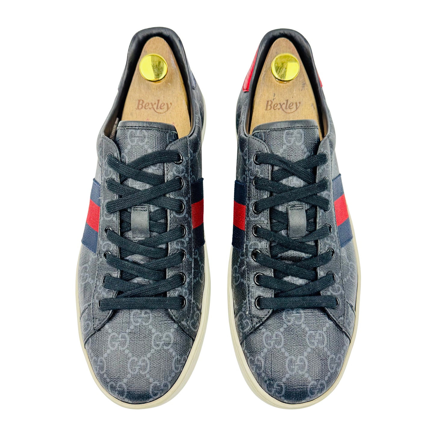 Gucci Men's ACE 'Grey' Sneakers (Size 43/43.5) - 429445