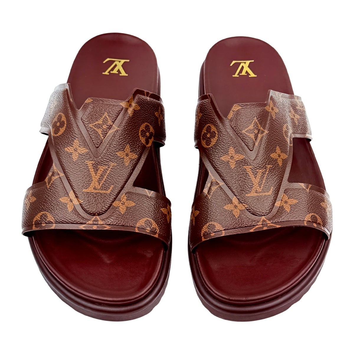 Louis Vuitton Oasis Monogram Mules (Size 45)