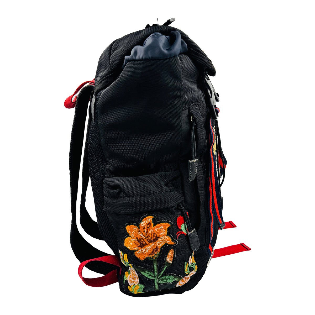 Gucci Techpack Tiger Head Embroidered Backpack - 429037