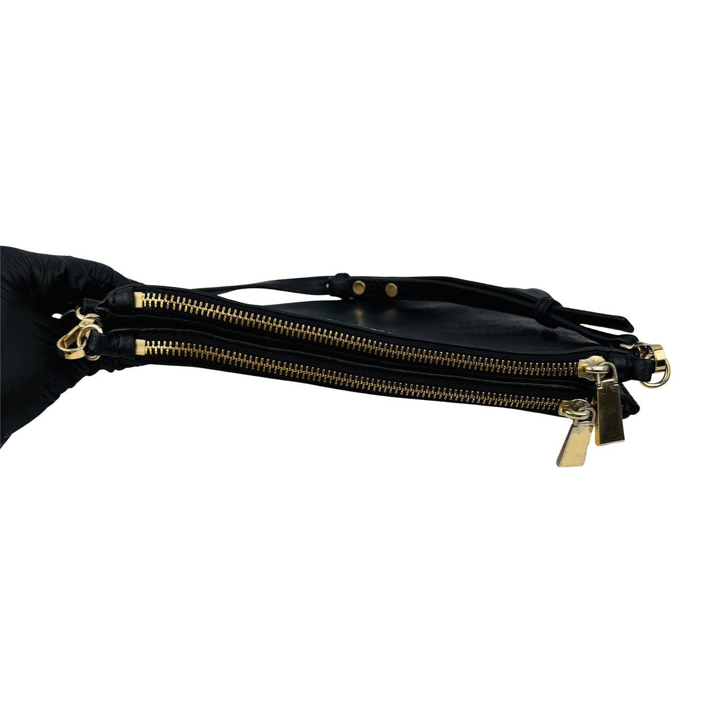 Michael Kors Black Pebbled Leather Crossbody Bag - 32S9GF5C4L